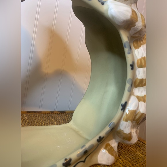 Vintage Louisville Stoneware Cat Fishbowl Holder “Classy Cat” EUC hard to find - Picture 6 of 16